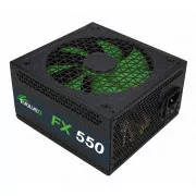 EVOLVEO FX 550, 550W ATX izvor napajanja, 14 cm, tih, 80+ bijela, 3 godine jamstva, crna