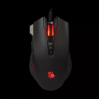 A4tech gaming miš BLOODY V9M, do 4000DPI, V-Track tehnologija, 160KB memorije, USB, CORE 2, metalni jastučići