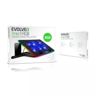 EVOLVEO Ania 9 RGB, podesivi stalak za laptop