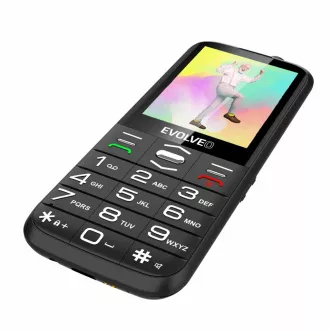 EVOLVEO EasyPhone XO, mobitel za starije osobe sa postoljem za punjenje, crni EVOLVEO EasyPhone XO, mobitel za starije osobe sa postoljem za punjenje, crni