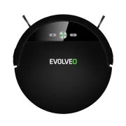 EVOLVEO RoboTrex H6, robotski usisavač, brisanje vode, stanica za punjenje, crna