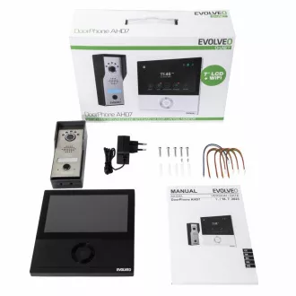 EVOLVEO DoorPhone AHD7, set kućnog WiFi video telefona s crnim monitorom za kontrolu kapije ili vrata EVOLVEO DoorPhone AHD7, set kućnog WiFi video telefona s crnim monitorom za kontrolu kapije ili vrata