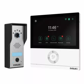 EVOLVEO DoorPhone AHD7, set kućnog WiFi video telefona s bijelim monitorom za kontrolu kapije ili vrata EVOLVEO DoorPhone AHD7, set kućnog WiFi video telefona s bijelim monitorom za kontrolu kapije ili vrata