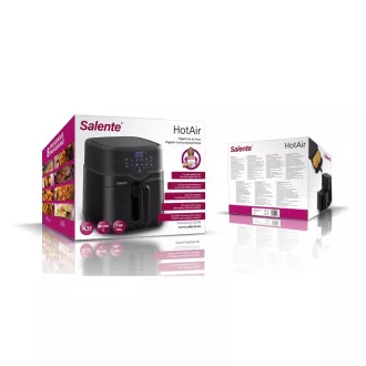 Salente HotAir, friteza 2 u 1, 4, 3 l, crna