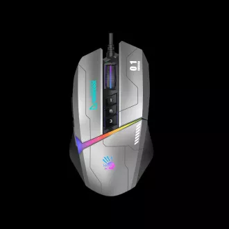 A4tech Bloody Mouse W60 Max aktiviran, gaming miš s pozadinskim osvjetljenjem, 12000 DPI, USB, sivi A4tech Bloody Mouse W60 Max aktiviran, gaming miš s pozadinskim osvjetljenjem, 12000 DPI, USB, sivi