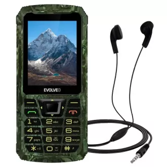 EVOLVEO StrongPhone Z6, vodootporan i izdržljiv Dual SIM telefon, lovačka kamuflaža EVOLVEO StrongPhone Z6, vodootporan i izdržljiv Dual SIM telefon, lovačka kamuflaža