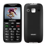 EVOLVEO EasyPhone XR, mobitel za starije osobe sa postoljem za punjenje, crni
