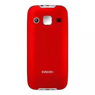 EVOLVEO EasyPhone XR, mobitel za starije osobe sa postoljem za punjenje, crveni