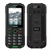 EVOLVEO StrongPhone X5, vodootporni izdržljivi Dual SIM telefon, crno-zeleni