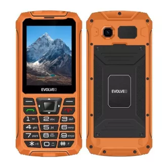 EVOLVEO StrongPhone Z6, vodootporan i izdržljiv Dual SIM telefon, narančaste boje