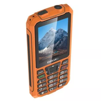 EVOLVEO StrongPhone Z6, vodootporan i izdržljiv Dual SIM telefon, narančaste boje