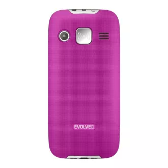 EVOLVEO EasyPhone XR, mobitel za starije osobe s postoljem za punjenje, roze boje