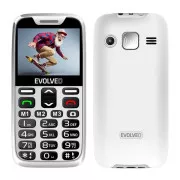 EVOLVEO EasyPhone XR, mobitel za starije osobe s postoljem za punjenje, bijela boja