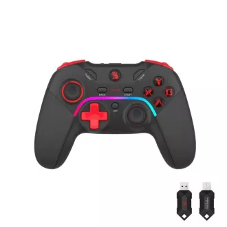 A4tech Bloody GPW70, gamepad, RGB, Dual mode 2, 4G+USB, crni
