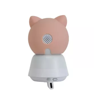 EVOLVEO Baby Monitor N5, Video Baby Monitor Set s 360° nadzorom, dvosmjernom komunikacijom i uspavankama, roza