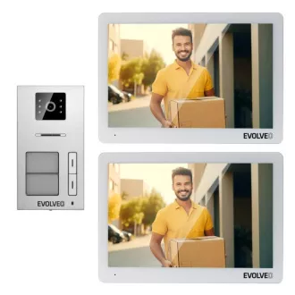EVOLVEO DoorPhone 20-2W - 2-žični video portafon s aplikacijom za dva kućanstva i 32 GB memorije