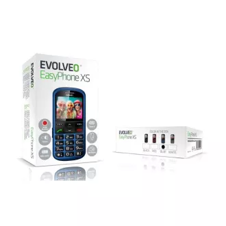 EVOLVEO EasyPhone XS, mobitel za starije osobe, plavi