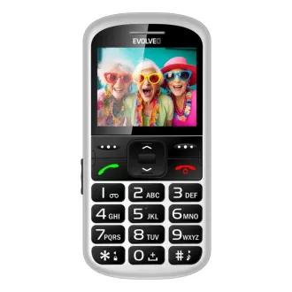 EVOLVEO EasyPhone XS, mobitel za starije osobe, bijela boja