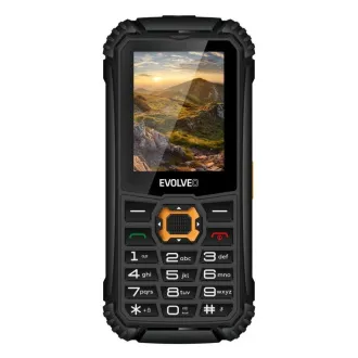 EVOLVEO StrongPhone Q1, vodootporni izdržljivi Dual SIM telefon, crno-narančasti - Raspakiran
