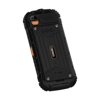 EVOLVEO StrongPhone Q1, vodootporni izdržljivi Dual SIM telefon, crno-narančasti - Raspakiran