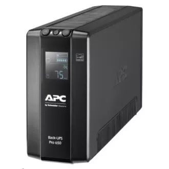 APC Back-UPS Pro BR 650VA, 6 utičnica, AVR, LCD sučelje (390W) APC Back-UPS Pro BR 650VA, 6 utičnica, AVR, LCD sučelje (390W)