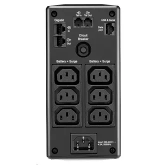 APC Back-UPS Pro BR 650VA, 6 utičnica, AVR, LCD sučelje (390W) APC Back-UPS Pro BR 650VA, 6 utičnica, AVR, LCD sučelje (390W)