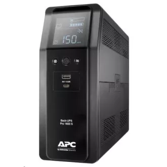 APC Back-UPS Pro BR 1600VA, sinusni val, 8 utičnica, AVR, LCD sučelje (960W) APC Back-UPS Pro BR 1600VA, sinusni val, 8 utičnica, AVR, LCD sučelje (960W)