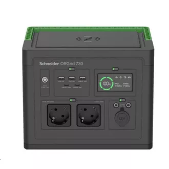 APC Schneider OffGrid prijenosna elektrana 730, 738 Wh Li-ion, 2 Schuko utičnice, sinusni val