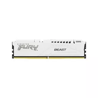 KINGSTON DIMM DDR5 16GB 6000MT/s CL40 FURY Beast White XMP