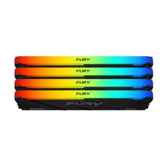 KINGSTON DIMM DDR4 32GB (komplet od 4) 3600MT/s CL17 FURY Beast RGB, XMP