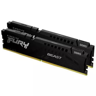 KINGSTON DIMM DDR5 32GB (komplet od 2) 6000MT/s CL30 ECC FURY Beast EXPO crna