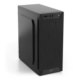 SilentiumPC kućište MidT Armis AR1 Pure Black / SD čitač / 2x USB 3.0 / 1x 80 mm ventilator / crno