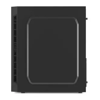 SilentiumPC kućište MidT Armis AR1 Pure Black / SD čitač / 2x USB 3.0 / 1x 80 mm ventilator / crno