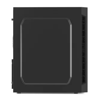 SilentiumPC kućište MidT Armis AR1 Pure Black / SD čitač / 2x USB 3.0 / 1x 80 mm ventilator / crno
