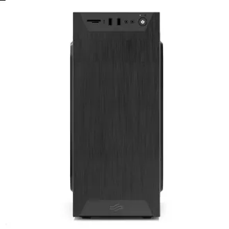 SilentiumPC kućište MidT Armis AR1 Pure Black / SD čitač / 2x USB 3.0 / 1x 80 mm ventilator / crno