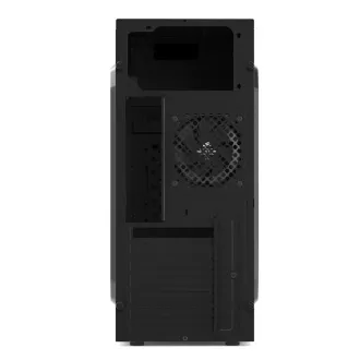 SilentiumPC kućište MidT Armis AR1 Pure Black / SD čitač / 2x USB 3.0 / 1x 80 mm ventilator / crno