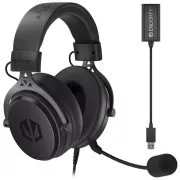Endorfy slušalice VIRO Plus USB / žične / s odvojivim mikrofonom / USB / crne