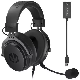 Endorfy slušalice VIRO Plus USB / žične / s odvojivim mikrofonom / USB / crne Endorfy slušalice VIRO Plus USB / žične / s odvojivim mikrofonom / USB / crne