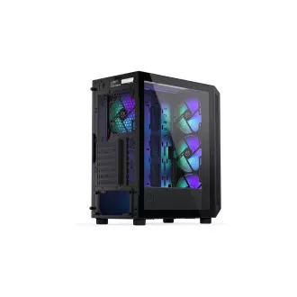 ENDORFY kućište Arx 500 ARGB, prozirna bočna ploča, ATX, 4x140mm ARGB ventilator, crno ENDORFY kućište Arx 500 ARGB, prozirna bočna ploča, ATX, 4x140mm ARGB ventilator, crno