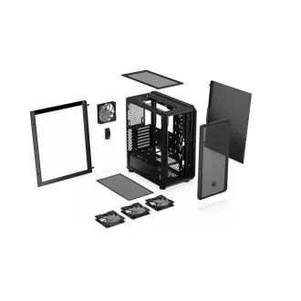 ENDORFY kućište Arx 500 ARGB, prozirna bočna ploča, ATX, 4x140mm ARGB ventilator, crno ENDORFY kućište Arx 500 ARGB, prozirna bočna ploča, ATX, 4x140mm ARGB ventilator, crno