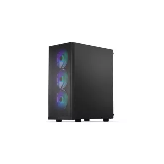 ENDORFY kućište Ventum 200 ARGB, prozirna bočna ploča, ATX, 4x120mm ARGB ventilator, crno ENDORFY kućište Ventum 200 ARGB, prozirna bočna ploča, ATX, 4x120mm ARGB ventilator, crno