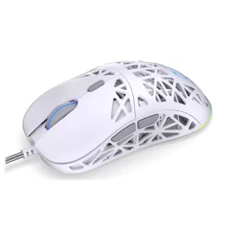 Endorfy igraći miš LIV Onyx bijeli, žični, ARGB, bijeli