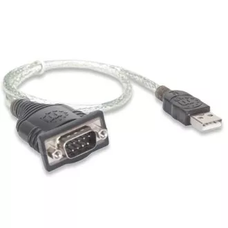 MANHATTAN pretvarač USB u serijski port (USB AM / DB9M, RS232), blister