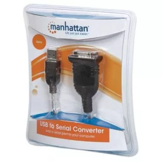 MANHATTAN pretvarač USB u serijski port (USB AM / DB9M, RS232), blister