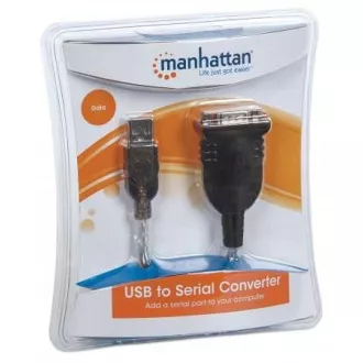 MANHATTAN pretvarač USB u serijski port (USB AM / DB9M, RS232), blister