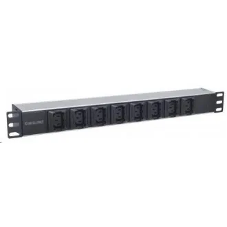 Intellinet PDU razvodna ploča, 8x C13 utičnica, 1U rack, 2m odvojivi kabel, zaštita od pada
