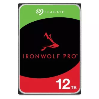SEAGATE HDD 12TB IRONWOLF PRO (NAS), 3.5", SATAIII, 7200 RPM, Cache 256MB, CMR SEAGATE HDD 12TB IRONWOLF PRO (NAS), 3.5", SATAIII, 7200 RPM, Cache 256MB, CMR