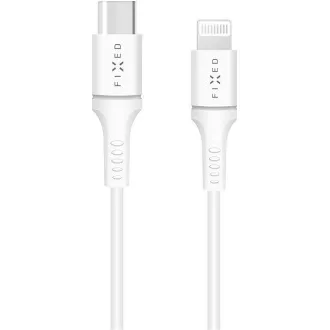 FIKSNI podatkovni i kabel za punjenje, USB-C -> Lightning (MFI), PD podrška, 60 W, duljina 2 m, bijeli
