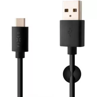 FIKSNI podatkovni i kabel za punjenje, USB-A -> USB-C, 20 W, duljina 1 m, crni