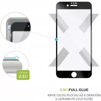 FIXED Full Cover zaštitno staklo za Apple iPhone 7/8/SE (2020), crno